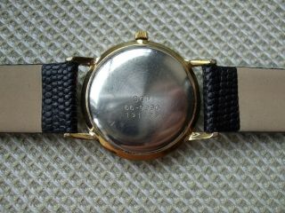 Vintage Rare Seiko 66 - 9990 Gold - Plated Silver Dial Hand - winding Watch c1961 8