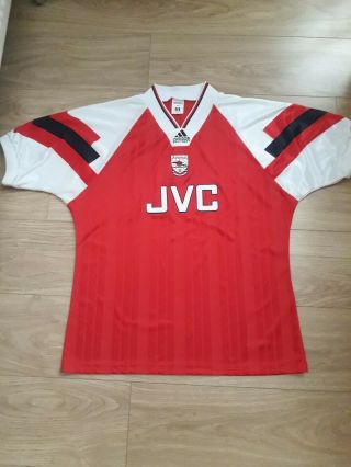 Vintage 1992 1994 Arsenal Adidas Home Football Shirt Adult Large Classic - L