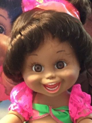 Galoob Baby Face Doll So Funny Natalie Rare African American Mib