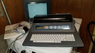 Rare Brother Whisperwriter Wp - 7550j With Monitor Ct - 1450,  Great