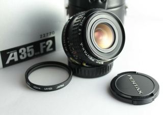 very Rare SMC Pentax - A F/2 35mm Lens 2/35mm Pentax wide angle Japan 2