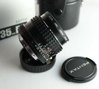 very Rare SMC Pentax - A F/2 35mm Lens 2/35mm Pentax wide angle Japan 9