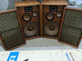1 Vintage Pioneer Speakers - Model Cs - 77a - 4 - Way - Shape