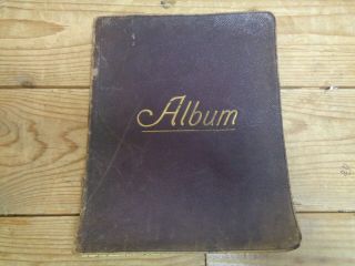 Vintage Antique Album Book With Artwork And Writing 1890 