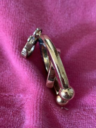 2004 JUICY COUTURE BANNER HORSESHOE SPINNER CHARM EXTREMELY RARE YJRU0003 9