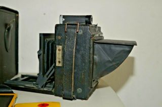Vintage 4X5 Graflex Speed Graphic Camera w/Kalart Range Finder Ross London Lens 7