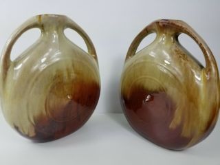 Beauceware Vintage Vase Pair Brown