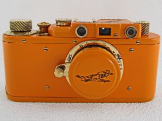 Leica Ii (d) Kommando Luftwaffe Wwii Vintage Russian 35mm Orange Camera