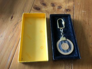 Vintage Fendi Key Chain Ring W/ Box -