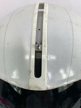 Vintage US Air Force Pilots Flight Helmet With O2 Mask 4