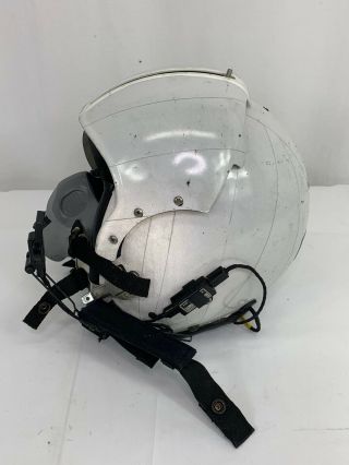 Vintage US Air Force Pilots Flight Helmet With O2 Mask 5