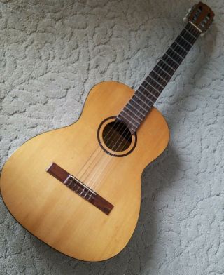 Antique Favilla Acoustic Guitar,  Model C - 6 Concerto Mid 1960 Made In Usa
