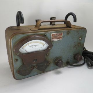 Vintage 1940 - 50s Sun Portable Speedometer Rpm Tester Model St Automotive Testing