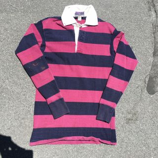 Vintage 70s 80s Patagonia Rugby Shirt Great Pacific Iron Large