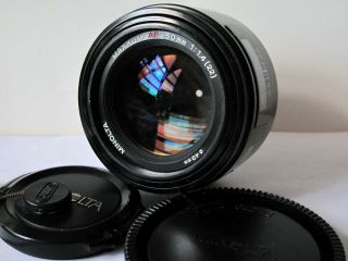 Sony A - Mount Minolta Maxxum Af 50mm F1.  4 Fast Sharp Prime Lens - Vintage
