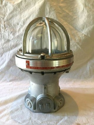 Vintage Killark Hx - 1 - 150 Hazardous Location Light Fixture Steampunk " Look "