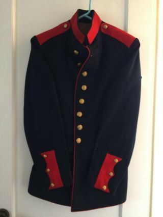 Antique Vintage Marine Corps Dress Blue Jacket