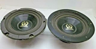 2 Vintage Pioneer Speakers Ts - W201f Subwoofer 250w Old School
