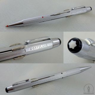 Nos Vintage 1960s Montblanc No.  50 Chrome 4 Color Ballpoint Pen