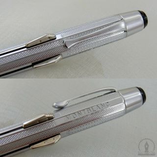 NOS Vintage 1960s Montblanc No.  50 Chrome 4 Color Ballpoint Pen 5