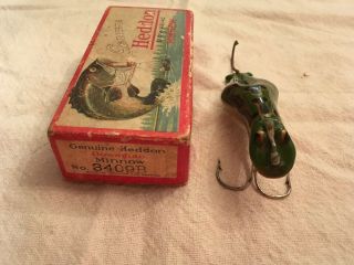 VINTAGE HEDDON LITTLE LUNY FROG W/TOILET SEAT HARDWARE In Correct Marked Box 4