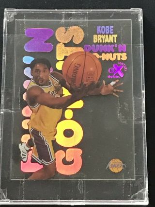 1998 - 99 E - X Century Dunk ‘n Go Nuts Kobe Bryant Very Rare Insert