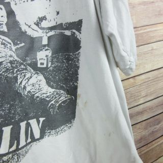 GG ALLIN Vintage Late 1990s T Shirt Sz XXL Distressed Tour Concert Punk Thrashed 3