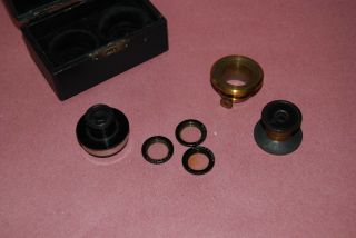 Microscope Polarizing Kit - Vintage - Complete with 3 compensators 3