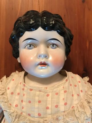 Antique German Porcelain Doll Extremely Large 28” Mold 189/12