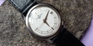1950s Antique Mens Ulysse Nardin 25 Jewel Swiss Wristwatch Watch W/cal