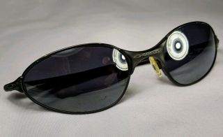 Authentic Vintage Oakley A Wire 2.  0 Silver Metal Sunglasses Made In Usa 90s