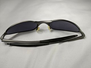 AUTHENTIC VINTAGE OAKLEY A WIRE 2.  0 SILVER Metal Sunglasses Made in USA 90s 6