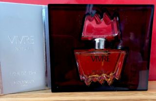 VIVRE Parfum Molyneux Paris 1/2 Oz.  / 15 ml Vintage Rare 95 FULL 4