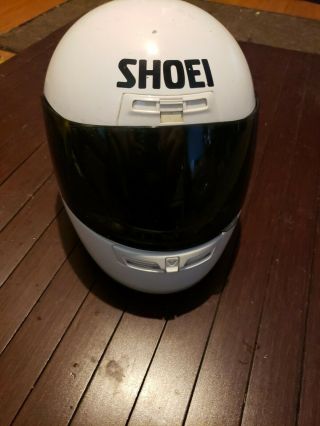 SHOEI RF - 700 vintage White Full Motorcycle Helmet Size S Snell/Dot elite series 6