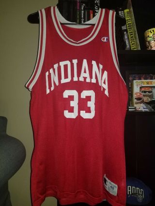 Indiana University Hoosiers Vintage Champion Ncaa Basketball Jersey Mens 48