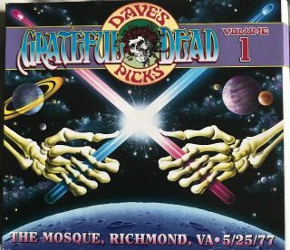 Won’t Last Grateful Dead Dave’s Picks Vol.  1 (5/25/77) Rare Mosque Richmond,  Va