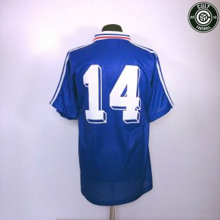 Zidane 14 France Vintage Adidas Home Football Shirt Jersey 1994/96 (m) Juventus