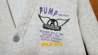 Vintage shirt,  Aerosmith,  PUMP tour sweatshirt Boston Garden Years 1989 1990 2