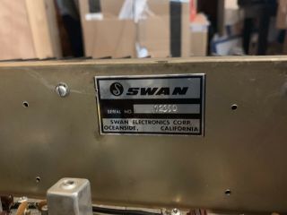 Rare Vintage Swan SS - 200 - 16B Solid State Transceiver.  Parts Only. 9
