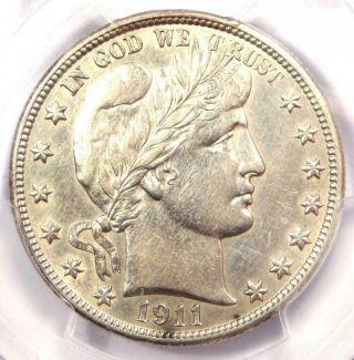 1911 - D Barber Half Dollar 50c - Pcgs Au Details - Rare Date - Certified Coin
