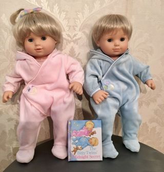 American Girl Bitty Twins Dolls - Blonde Hair Blue Eyes Girl/boy