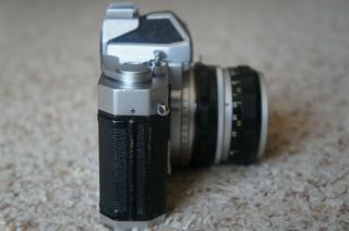 Vtg Nikon Nikkormat FS 35mm Film Camera w/ Nikkor - H Auto 1:2 f= 50mm Lens 2