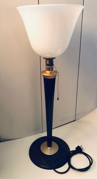 French Art Deco Table Lamp By Mazda
