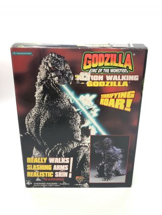 Vintage 1994 Godzilla King Of The Monsters Large Walking Action Figure W/box
