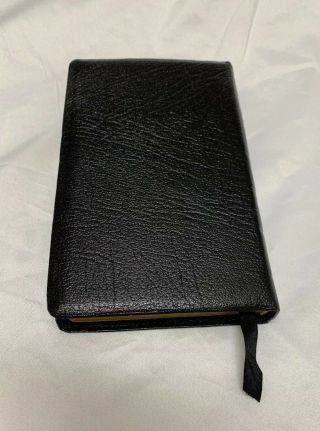 Vintage,  The Jerusalem Bible 1966 Black Leather DoubleDay 4