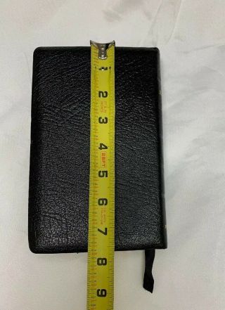 Vintage,  The Jerusalem Bible 1966 Black Leather DoubleDay 5