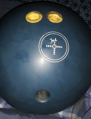 Vintage Urethane Blue Hammer Bowling Ball Fab 13 lbs 4