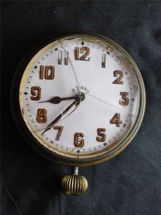 Doxa Watch My,  Brevet 33236,  Swiss,  8 Day,  15 Jewels,  Vintage Car Dashboard Clock