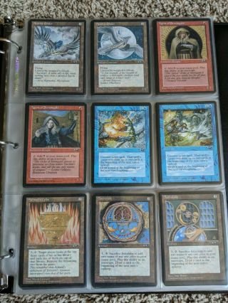 Magic The Gathering Alliances Complete Set Very