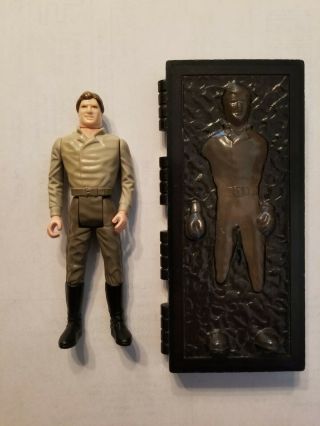 Vintage 1984 Kenner Star Wars Han Solo Potf Carbonite Complete Last 17 Figure Nm